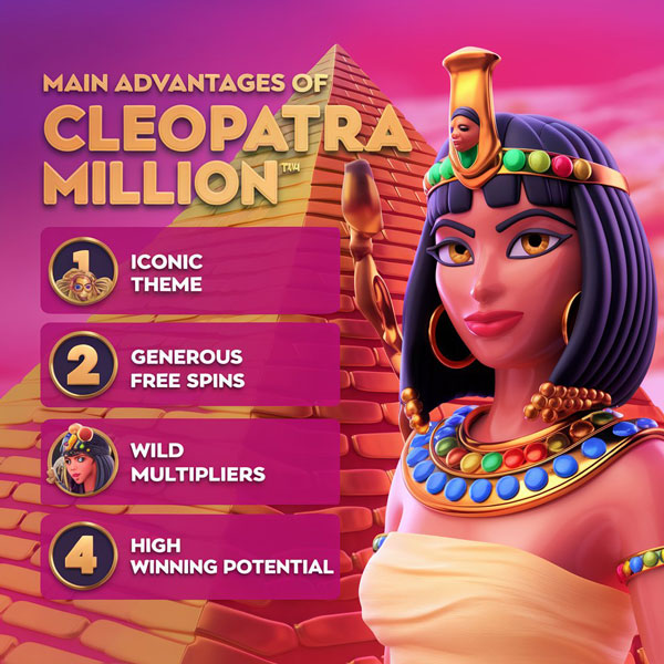 Cleopatra million slot machine gameplay